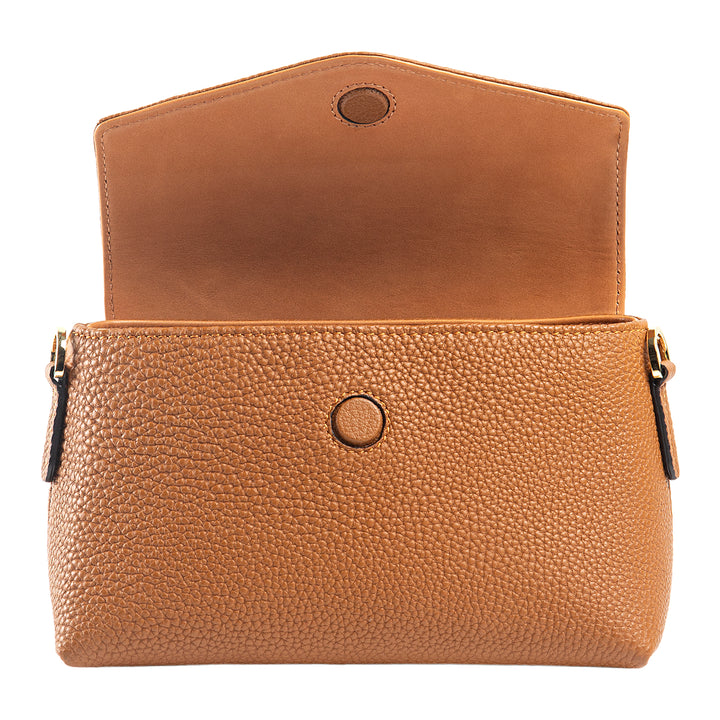 Helen | Crossbody Bag | Togo Taba w/ Gold Hardware