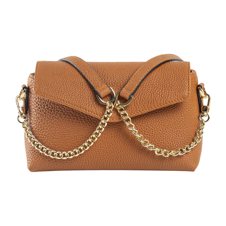 Helen | Crossbody Bag | Togo Taba w/ Gold Hardware