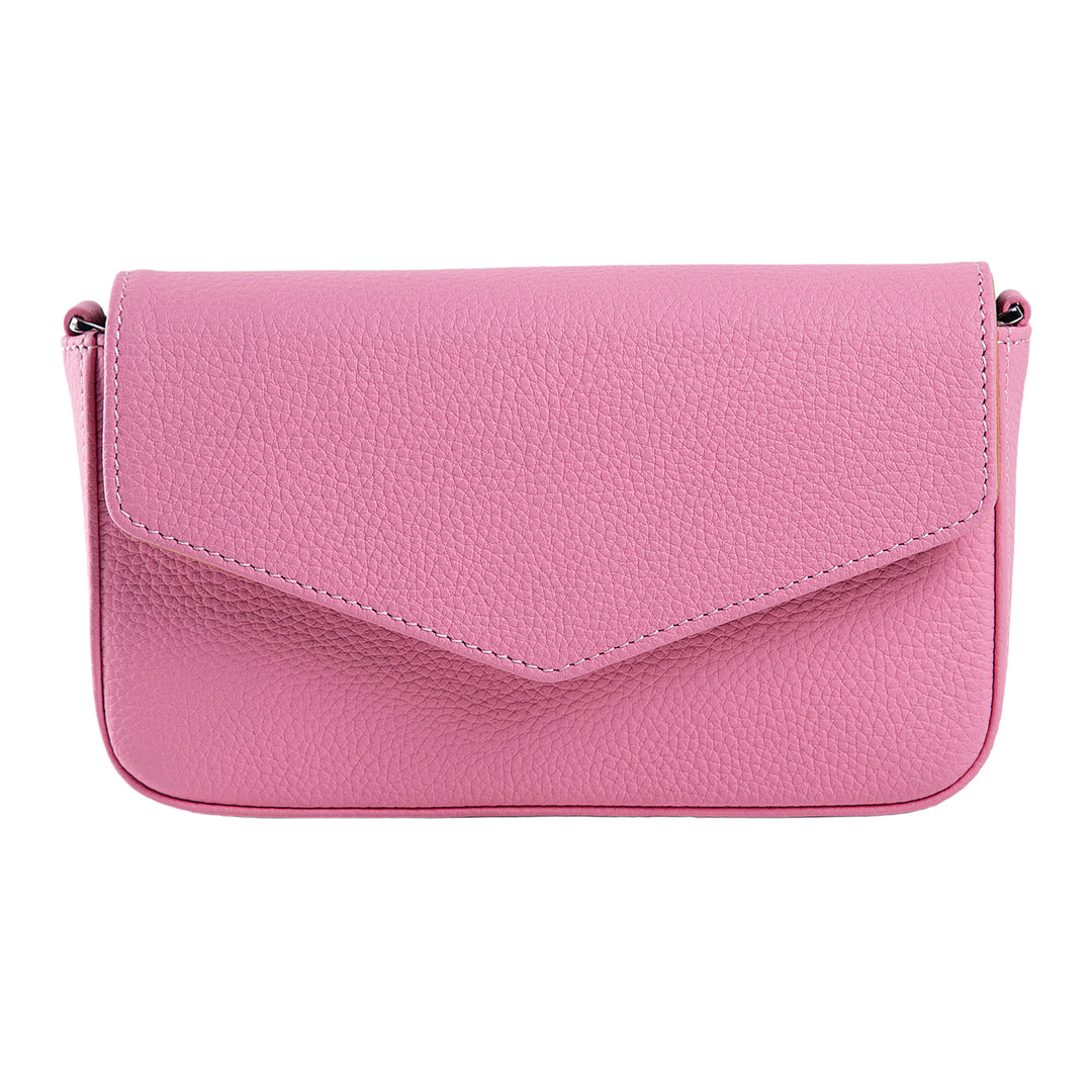 Viola | Clutch Crossbody Bag w/ Slim Wallet | Pink