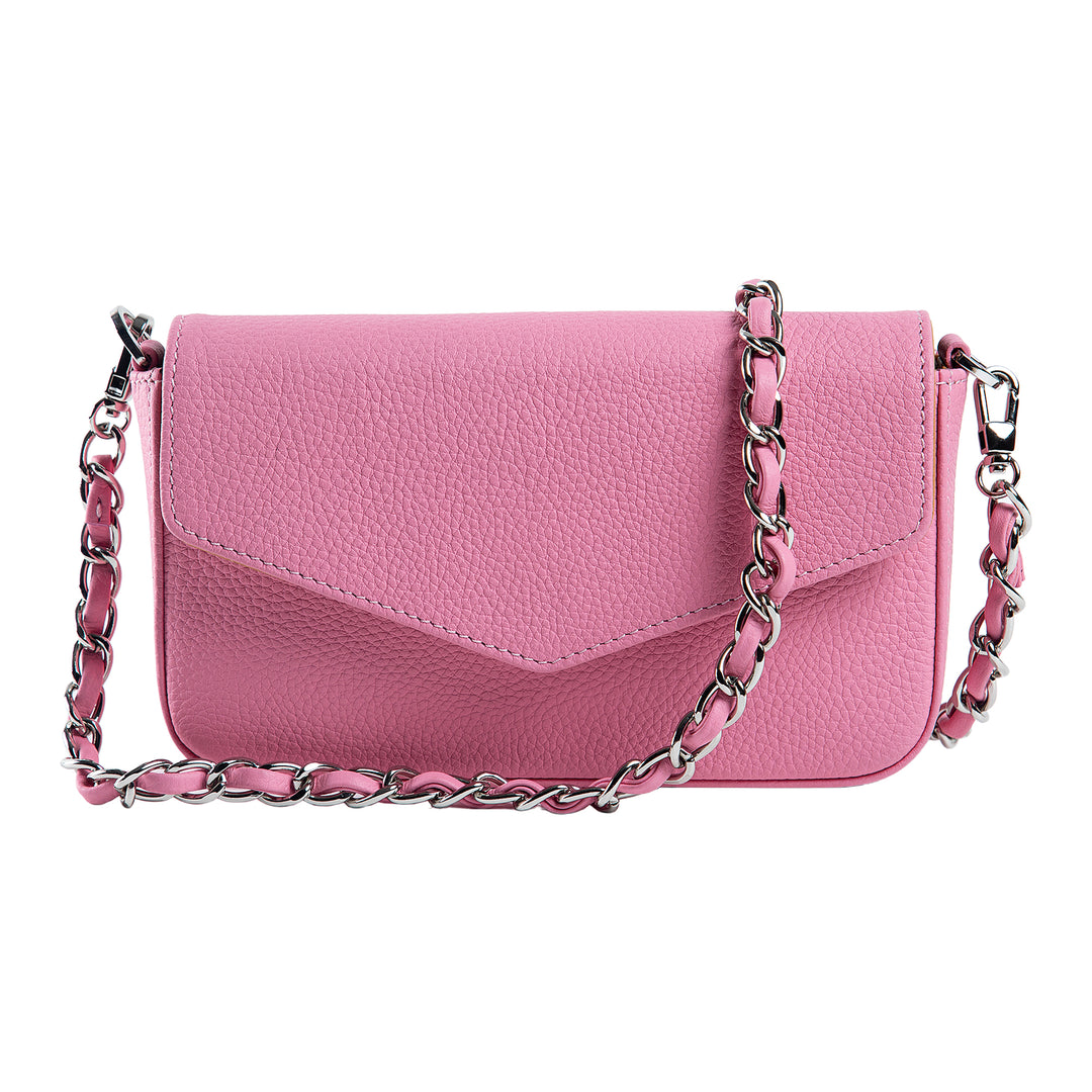 Viola | Clutch Crossbody Bag w/ Slim Wallet | Pink