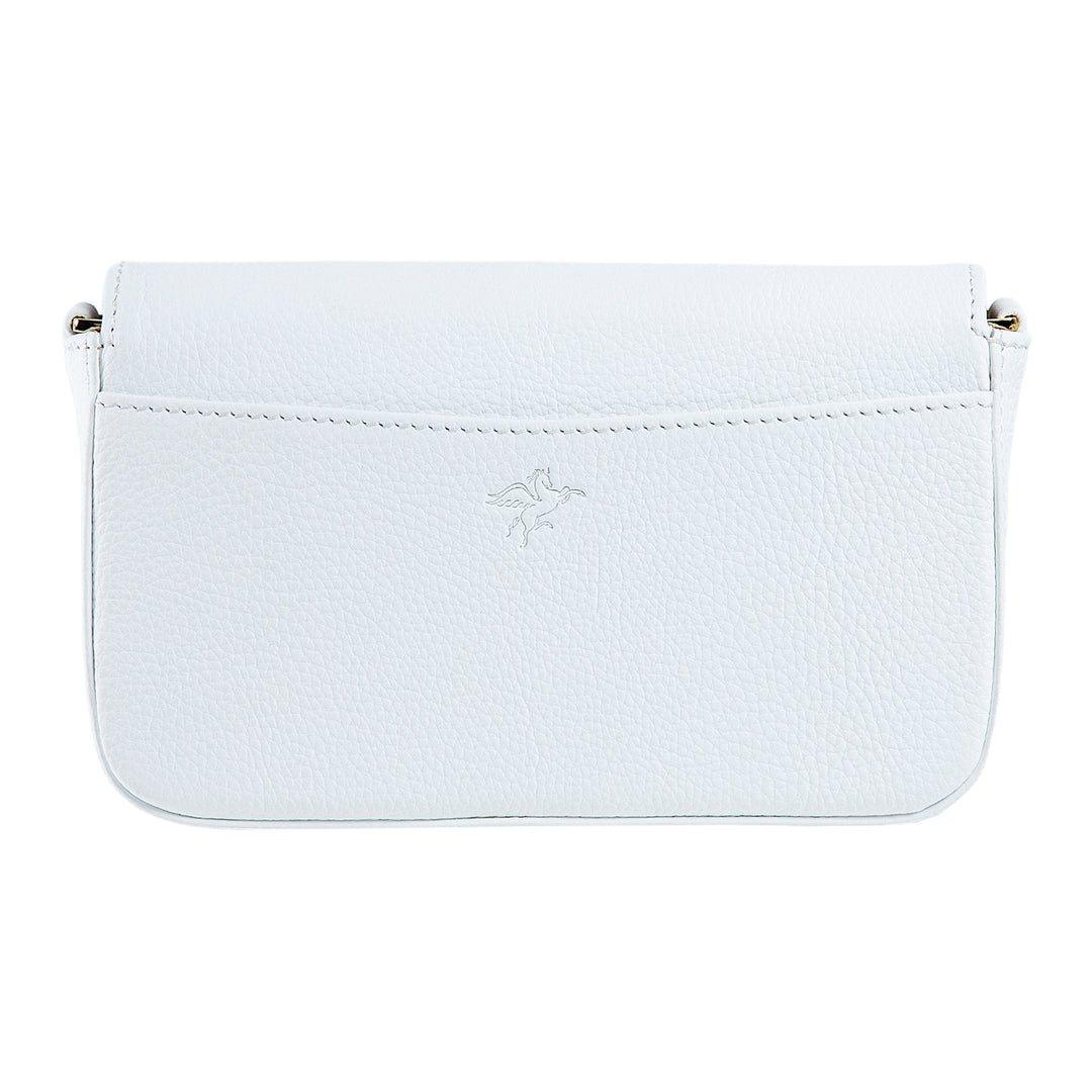 Viola | Clutch Crossbody Bag w/ Slim Wallet | White