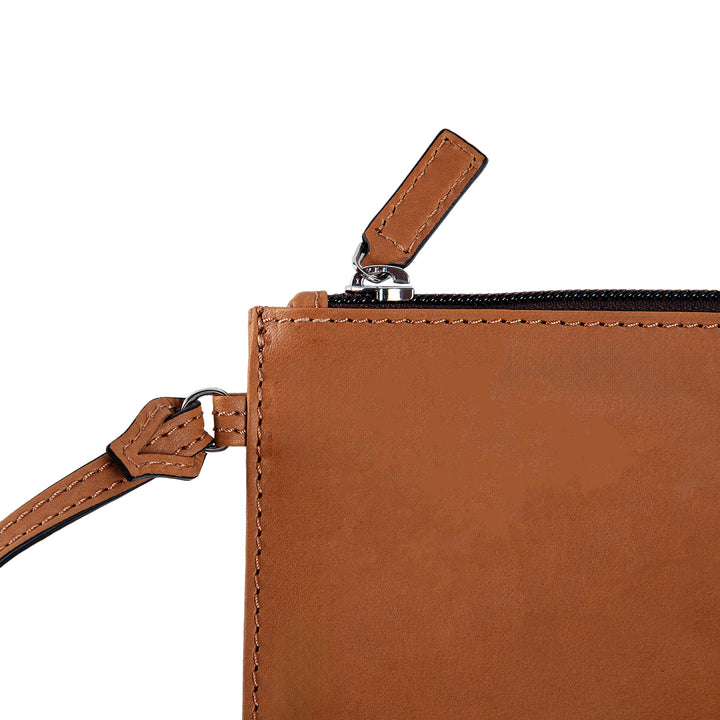 Wheat Baltimore | Leather Slim Pouch | Taba