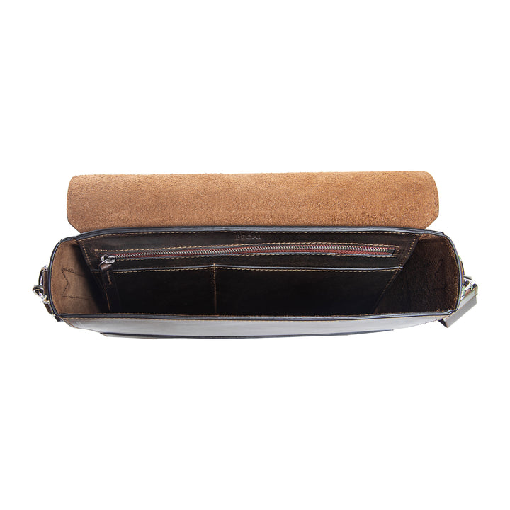 Ray | Leather Messenger Bag | Antique Brown