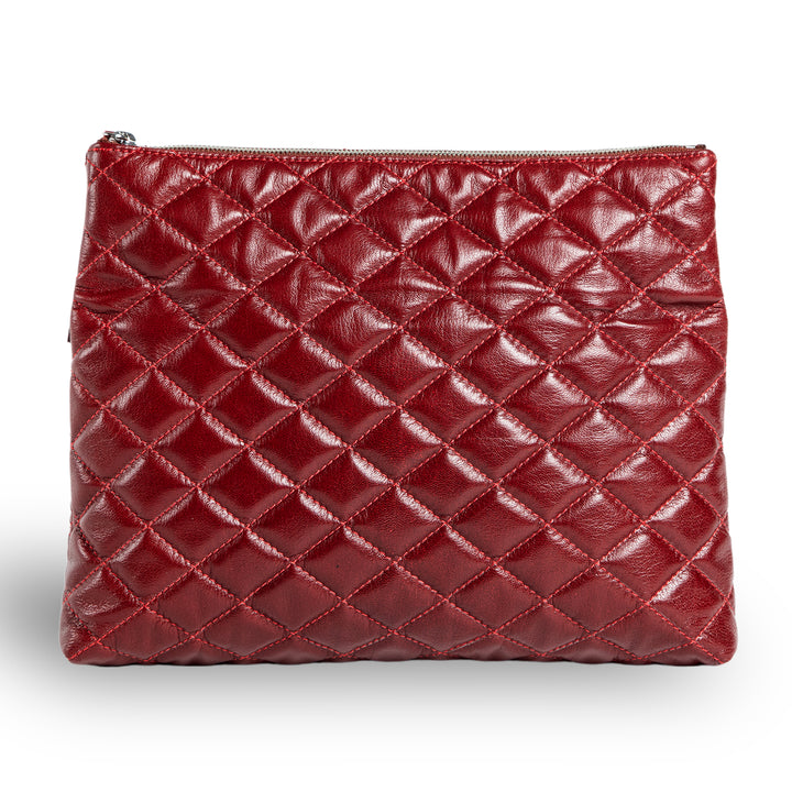 Sandy | Flap Clutch Handbag | Red