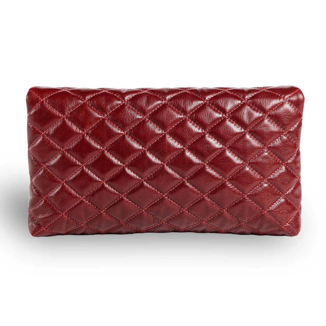 Sandy | Flap Clutch Handbag | Red