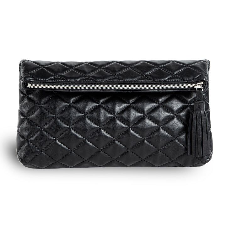 Sandy | Flap Clutch Handbag | Black