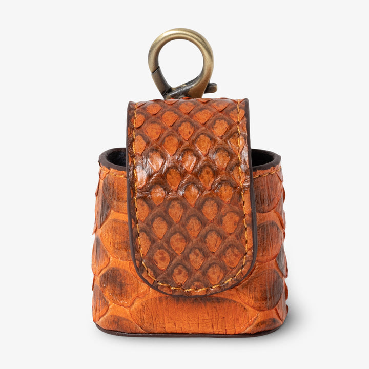 Coil | Python Leather Airpods Case | Sunset