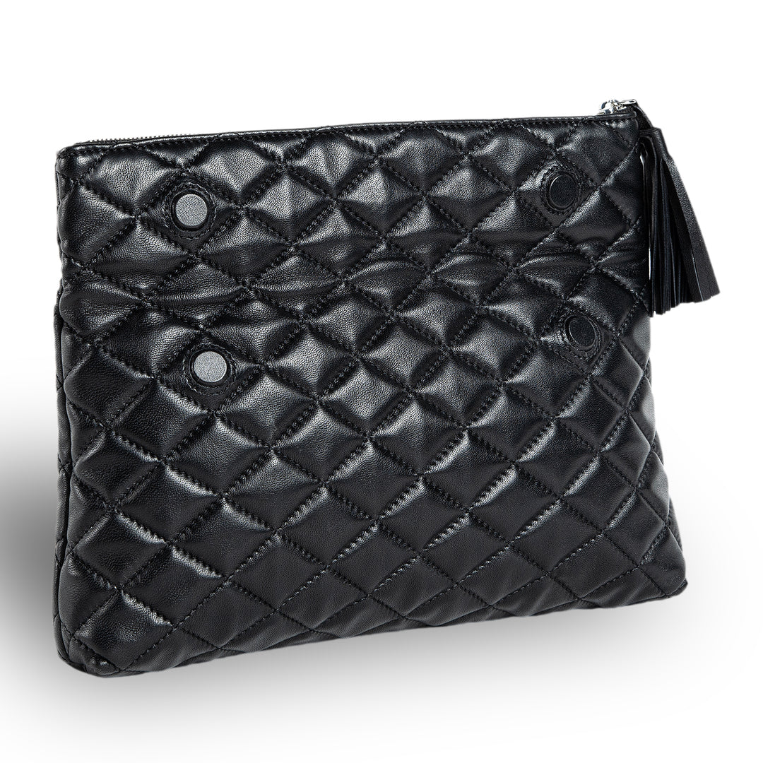 Sandy | Flap Clutch Handbag | Black