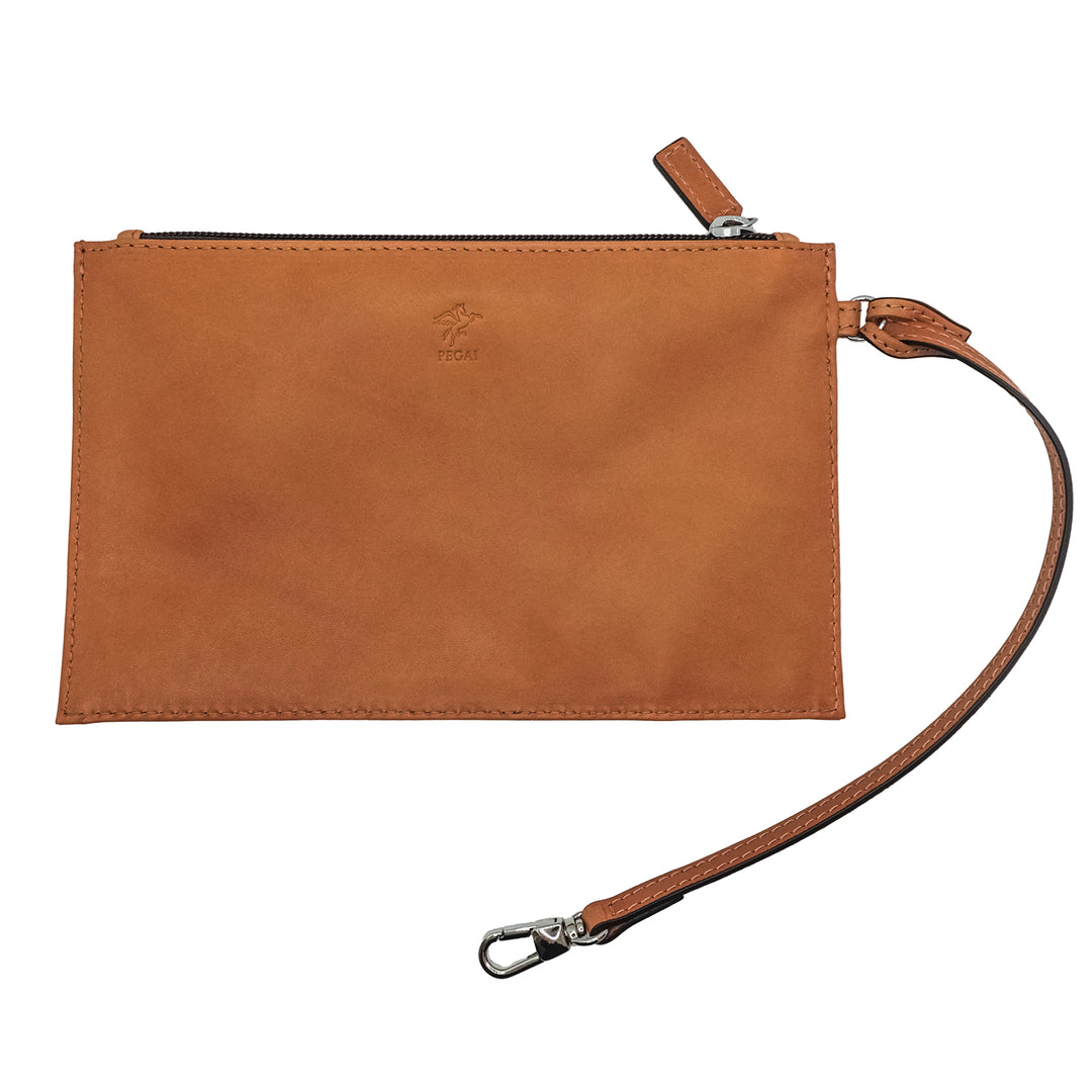 Wheat Baltimore | Leather Slim Pouch | Taba