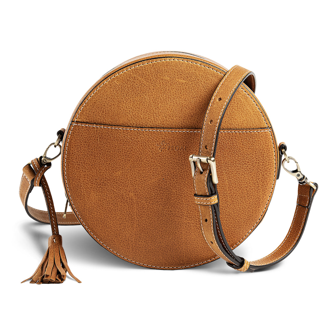 Circle | Crossbody Bag | Cinnamon w/ Antique Hardware