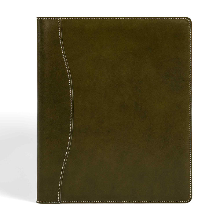 Marshall | Italian Leather Padfolio | Algae Green