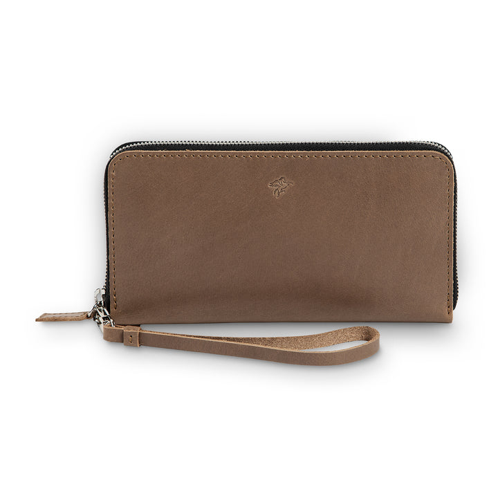 Leather Large Wallet | Sand | Karla