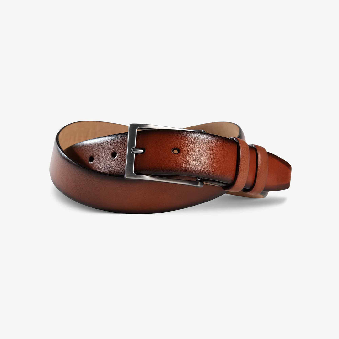 Mens Fashion Leather Belt | Griffin | Brown
