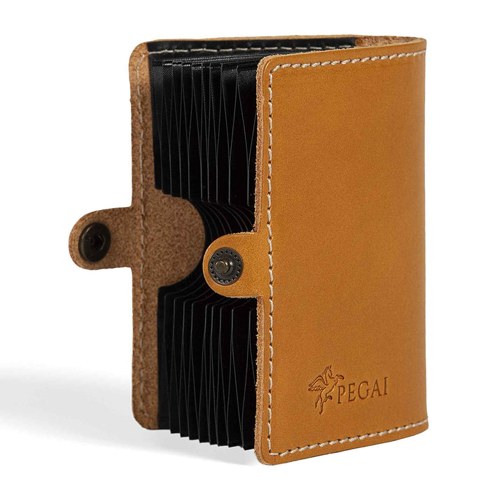Acorn | Card Holder | Mustard