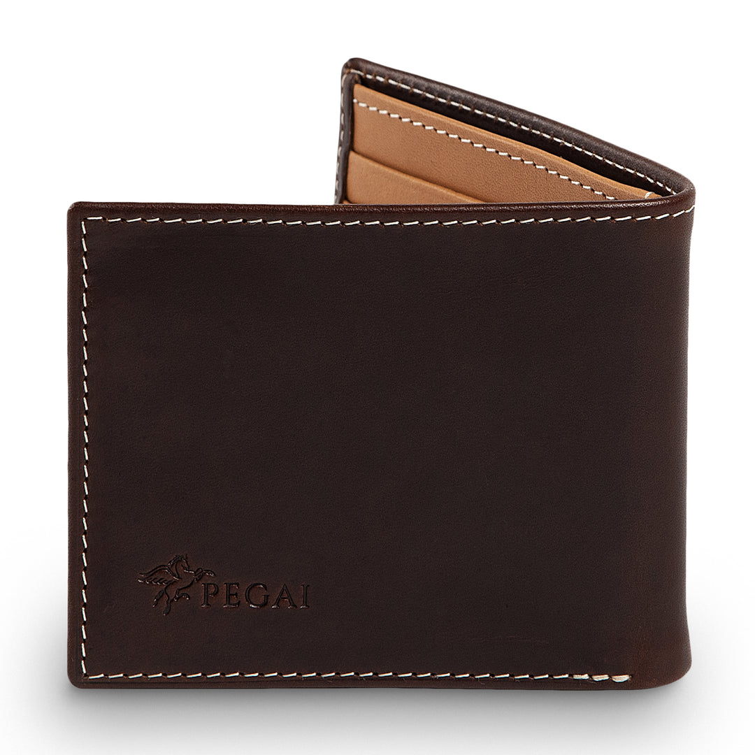 Leather Designer Wallet | Deep Brown | Edward