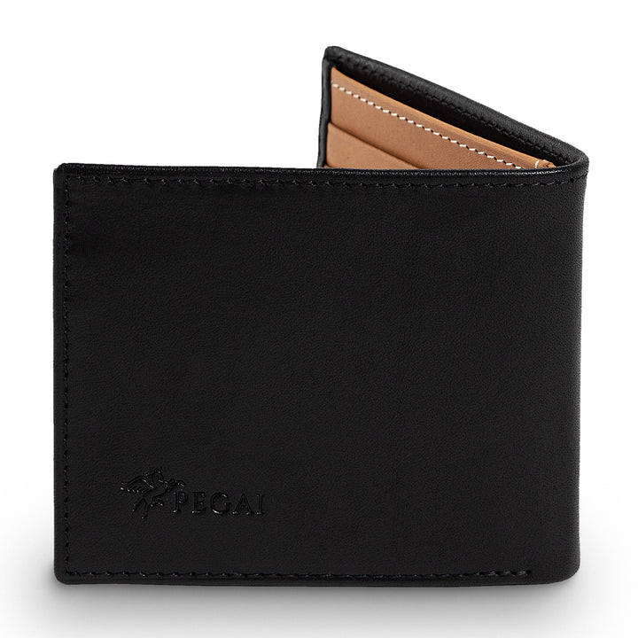 Leather Designer Wallet | Djor Black | Edward