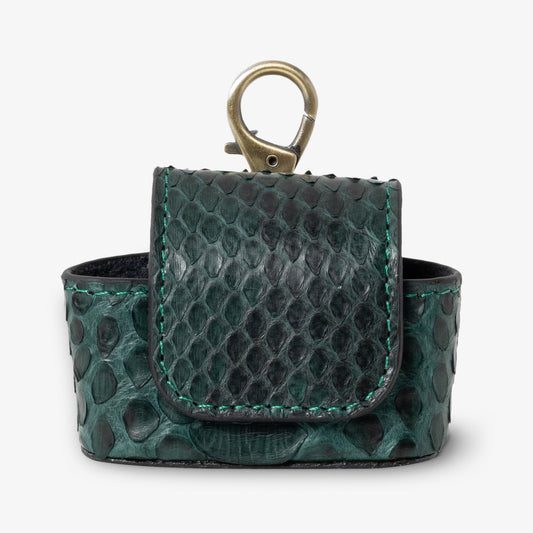 Coil | Python Leather Airpods Case | Jungle