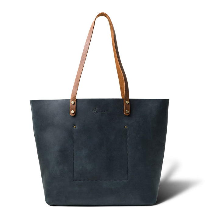 Leather Tote | Charcoal Grande | LaSalle