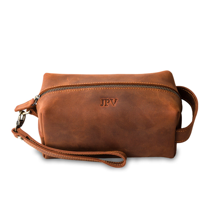 Lee | Dopp Kit | Mahogany