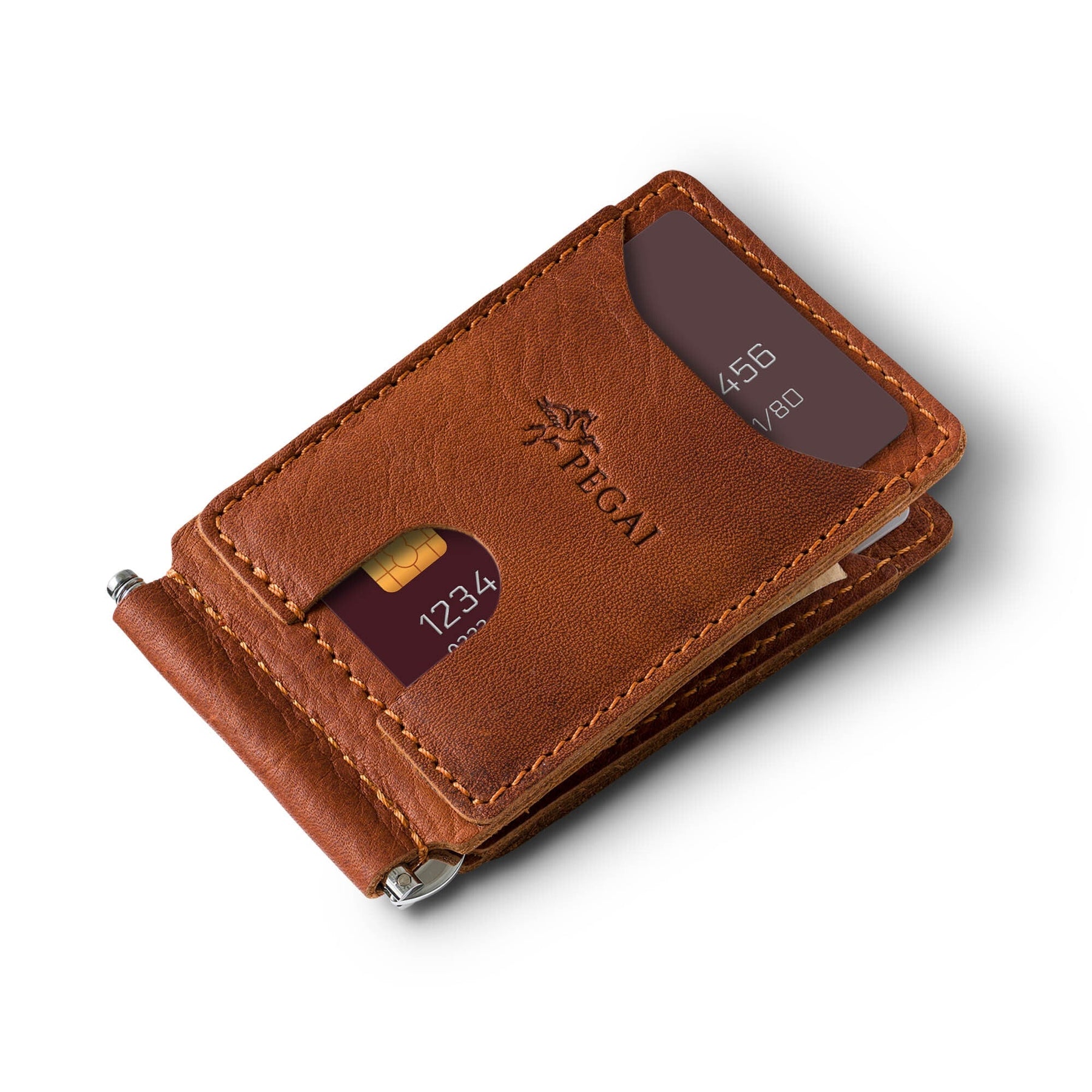 Genuine Leather Money Clip Wallet / Premium Quality Wallet by ThreeSixty Leather