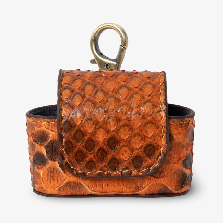 Coil | Python Leather Airpods Case | Sunset